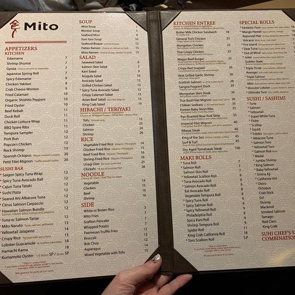 Photo taken at Mito Asian Fusion by Kelly on 12/12/2021