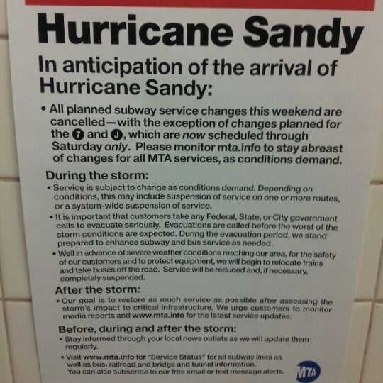 Photo prise au Frankenstorm Apocalypse - Hurricane Sandy par Bruno D. le10/29/2012