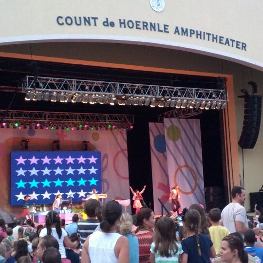 Photo taken at Mizner Park Amphitheater by Julie M. on 8/24/2012