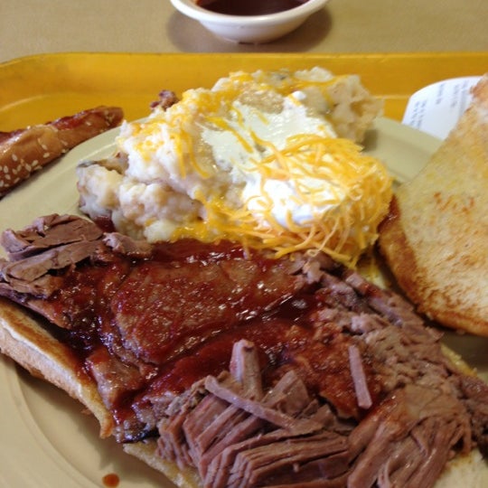 Photo taken at Dickey&#39;s Barbecue Pit by Abel M. on 12/17/2012