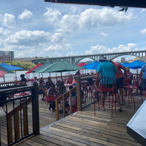 Photo taken at Calhoun&#39;s on the River by Andrea on 5/17/2020