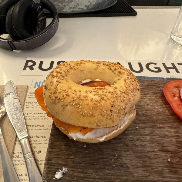 Photo taken at Russ &amp; Daughters Café by Yasser S. on 11/15/2023