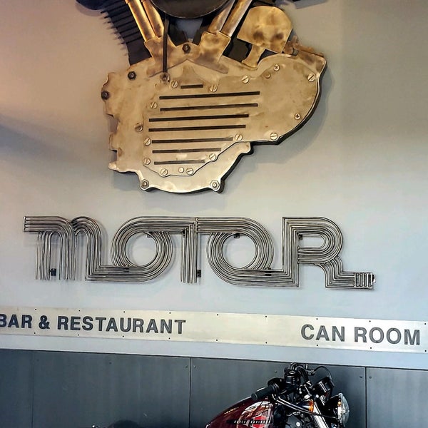 Photo taken at MOTOR Bar &amp; Restaurant by Kevin M. on 11/19/2021