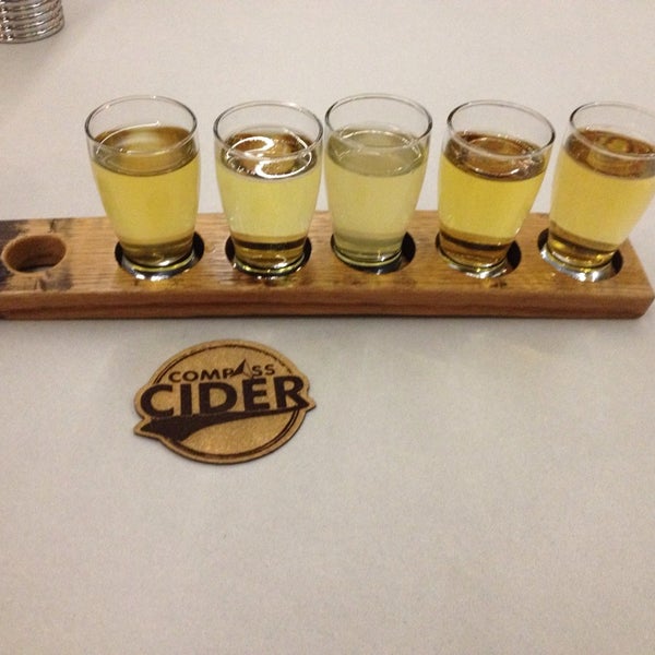 Photo taken at Compass Cider House by Natalie R. on 2/15/2014