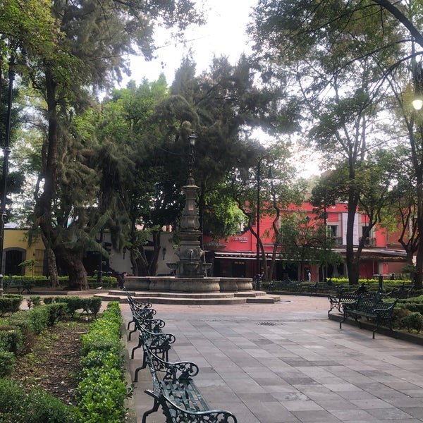 Photo taken at Jardín Centenario by Paulina on 7/19/2021