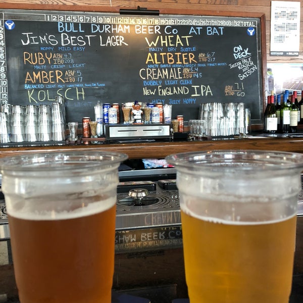 Photo taken at Bull Durham Beer Company by Charles S. on 5/31/2018