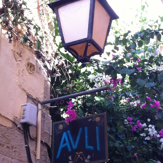 Photo taken at Avli by LI on 9/26/2012
