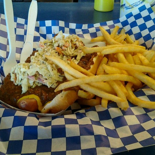 Photo taken at Roy&#39;s Chicago Dogs @ the Yard by Elissa L. on 10/26/2012