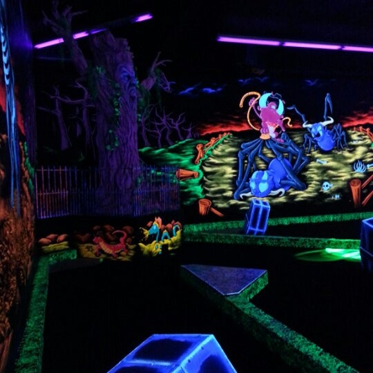 Photo taken at Monster Mini Golf by Rebecca W. on 1/9/2013