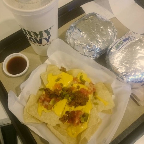 Army Navy Burger + Burrito Burrito Restaurant in Quezon City