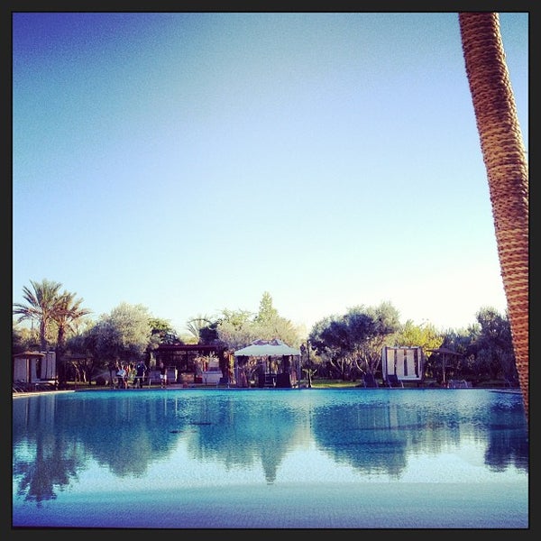 Photo taken at Eden Andalou Spa And Resort Marrakech by Lupo B. on 12/28/2012