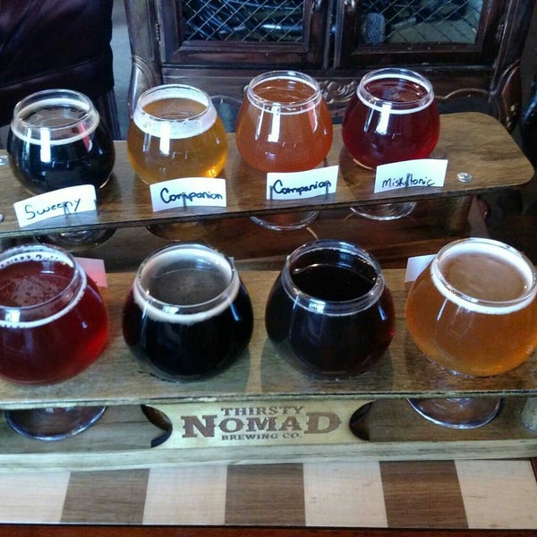 Photo taken at Thirsty Nomad Brewing Co. by Nils W. on 1/20/2018