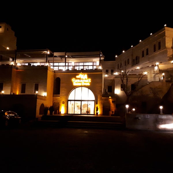 Photo taken at Göreme Kaya Hotel by Betül🐾 on 2/25/2018