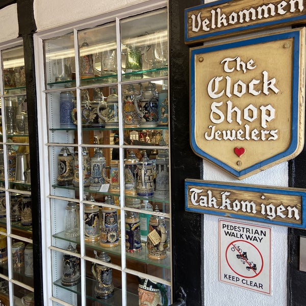 Hanson's Clock Shop Jewelers Gift Store in Solvang