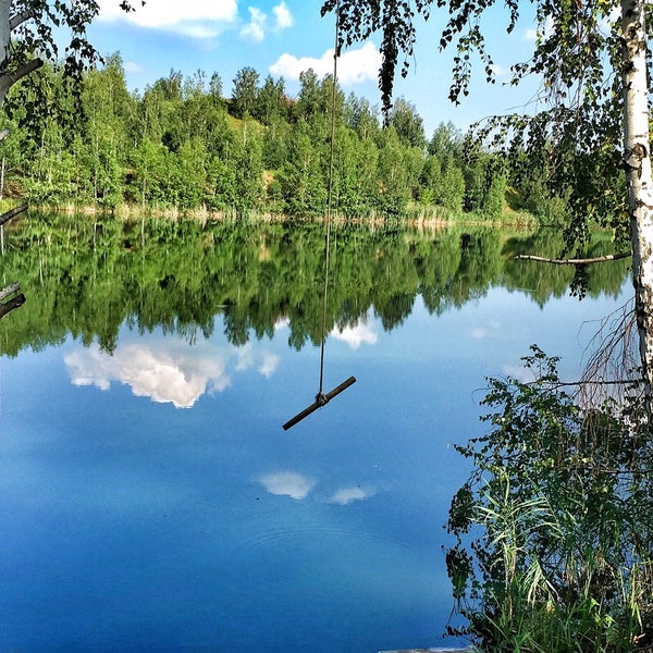 Зона отдыха голубая вода