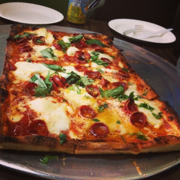 Photo taken at Di Fara Pizza by Adam O. on 5/4/2013
