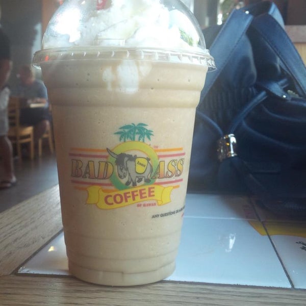 Photo taken at Bad Ass Coffee of Hawaii by Theresa S. on 4/29/2013