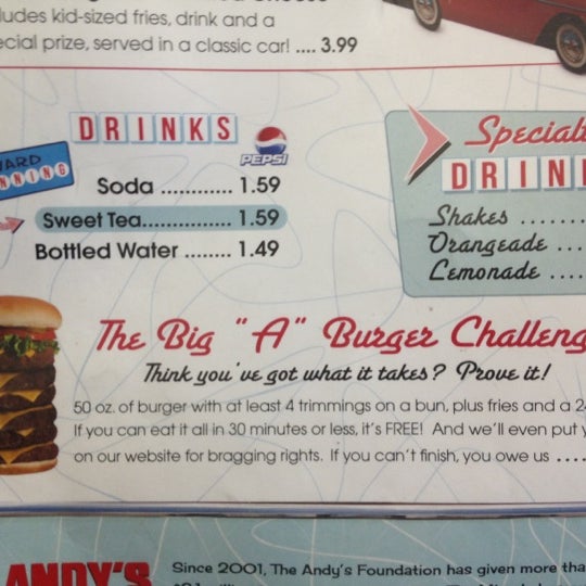 Andy's American Restaurant in Pink Hill