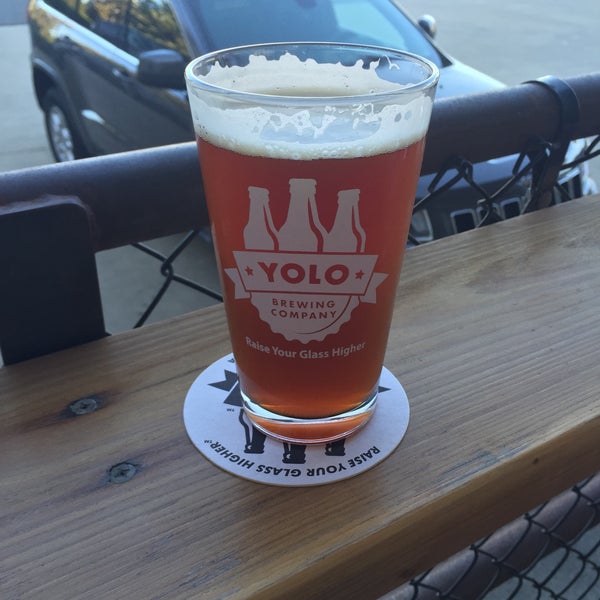 Photo taken at Yolo Brewing Co. by Jose F. on 8/23/2015