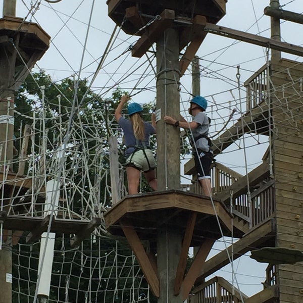 Kids had great fun on the zip lines and ropes course next door.  Price varies based on time of day (after 5 pm cheaper)