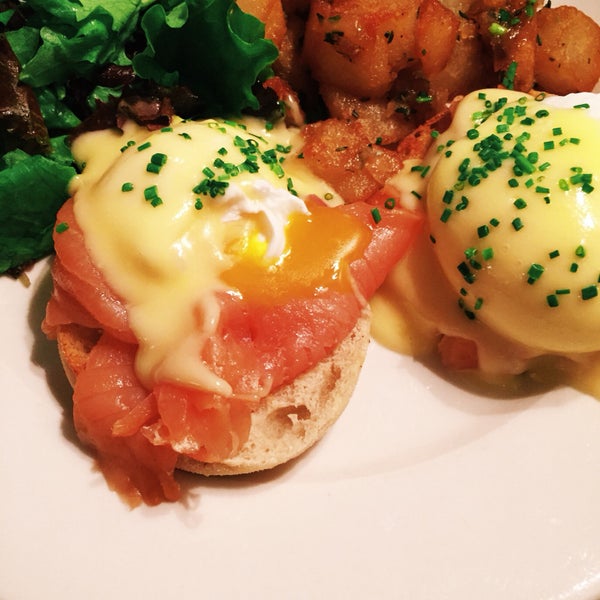 Eggs Benedict or Norwegian is a great choice, the home fries are off the CHAIN
