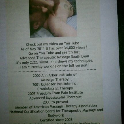 American massage tube