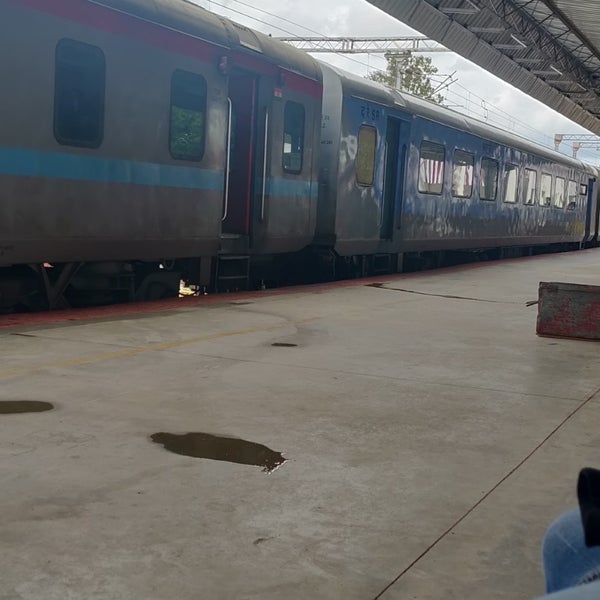 Photo taken at Mysore Railway Station by Rahul S. on 9/2/2019