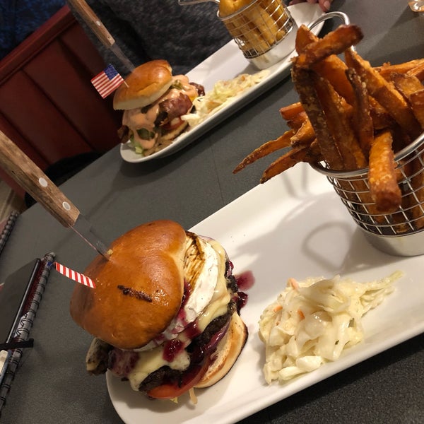 Photo taken at American Burger &amp; Steak House by Bernadett M. on 2/15/2019