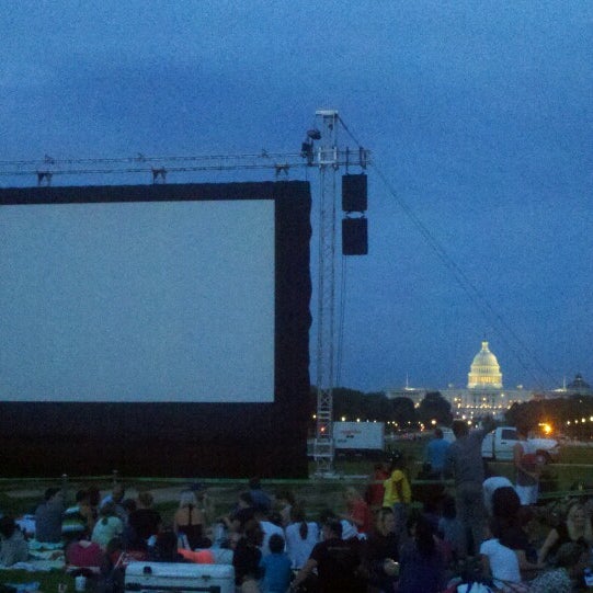 Photo taken at Screen on the Green by Justin C. on 8/6/2013
