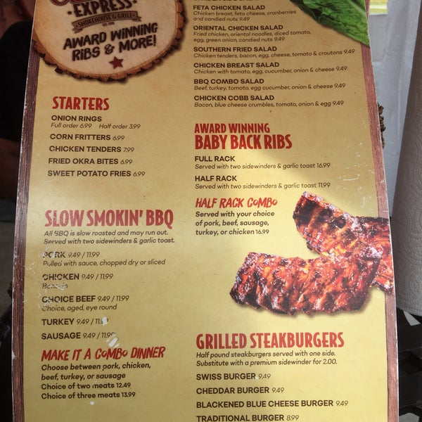 Oakwood Smokehouse Grill Express Restaurant In Wildwood Oakwood Smokehouse Grill Express Restaurant In Wildwood