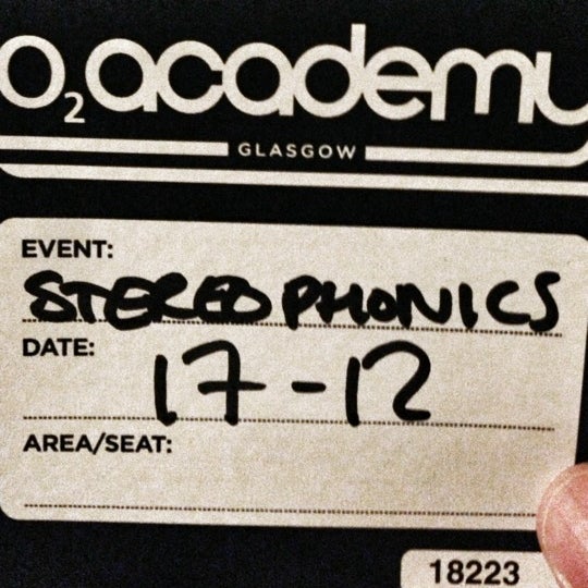 Das Foto wurde bei O2 Academy Glasgow von Gareth F. am 12/17/2012 aufgenommen