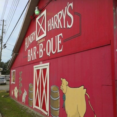 Photo taken at Hungry Harry&#39;s Famous BBQ by Nancy M. on 10/27/2012