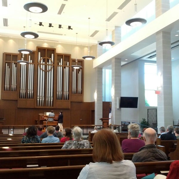 Photo taken at Lovers Lane United Methodist Church by Chris on 4/14/2013