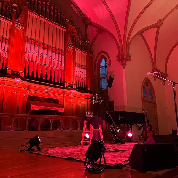 Photo taken at The Old Church Concert Hall by Megan P. on 9/26/2021