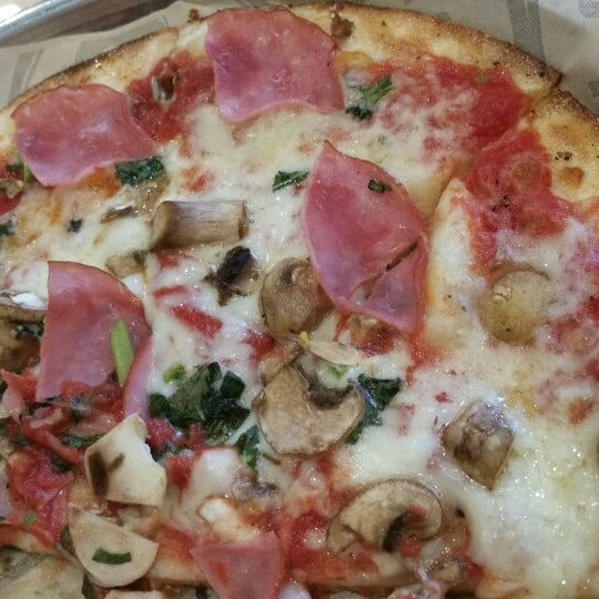 Photo taken at Pieology Pizzeria, The Market Place by k k. on 2/23/2015