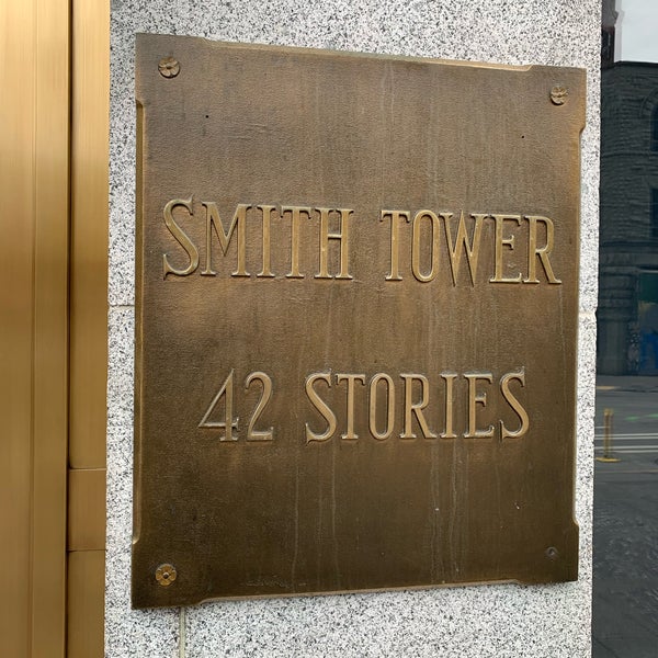 Photo taken at Smith Tower by David R. on 7/7/2019