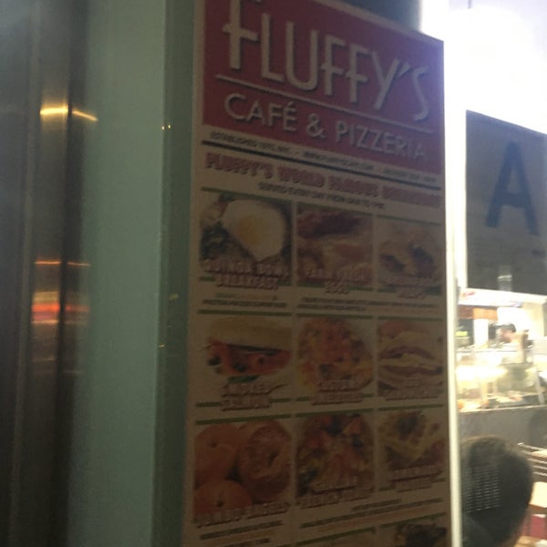 Photo taken at Fluffy&#39;s Cafe &amp; Pizzeria by David R. on 2/27/2018