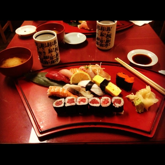 Photo taken at Sushi Go 55 by Aaron on 12/3/2012