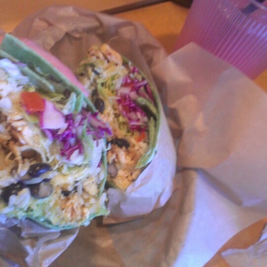 Photo taken at Digg&#39;s Taco Shop by Natalie C. on 4/28/2013