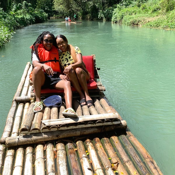 Rafting the Martha Brae River