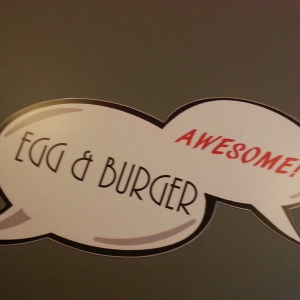 Photo taken at Egg &amp; Burger by Eda T. on 11/1/2013