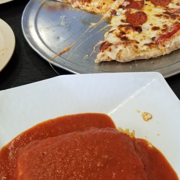 Photo taken at Deli News Pizza by Becky S. on 8/22/2018