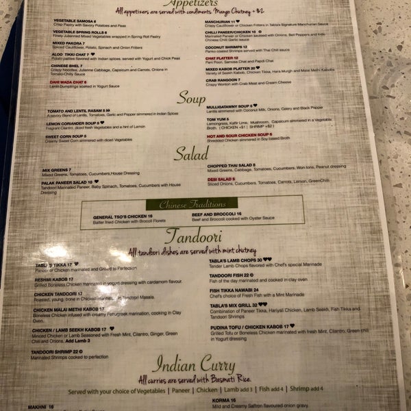 Foto tirada no(a) Tabla Restaurant por Pradeep em 11/28/2019