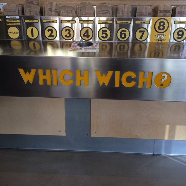 Photo taken at Which Wich Superior Sandwiches by Michelle M. on 12/5/2013