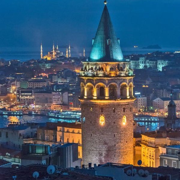 Photo taken at Galata Tower by ERCAN E. on 11/14/2015