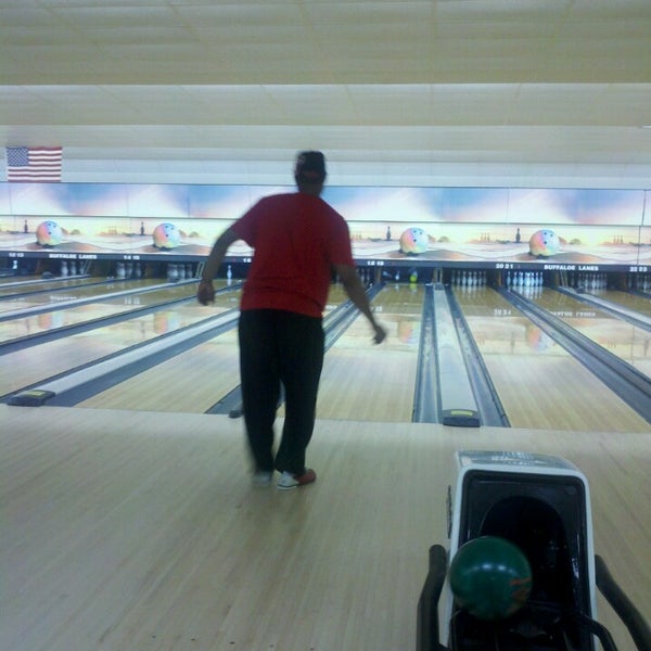 Photo taken at Buffaloe Lanes North Bowling Center by Nicole M. on 5/27/2013
