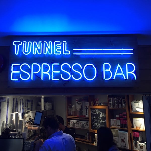 Photo taken at Tunnel Espresso by Nik F. on 10/10/2014