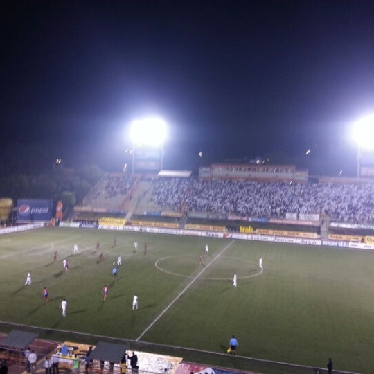 Photo taken at Estadio Cementos Progreso by Alejandro B. on 12/18/2012
