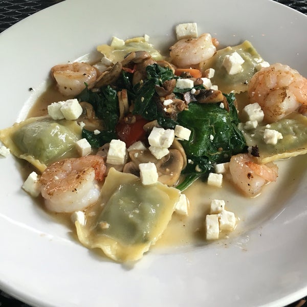 Spinach ravioli are to die for!
