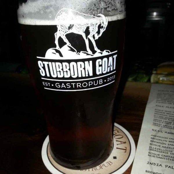 Photo taken at The Stubborn Goat Gastropub by Chris M. on 10/20/2013